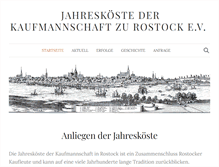 Tablet Screenshot of jahreskoeste.de